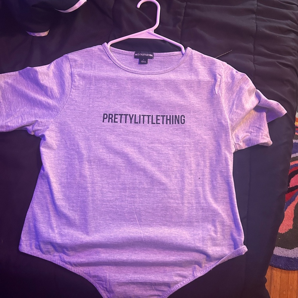 PrettyLittleThing Purple Bodysuit